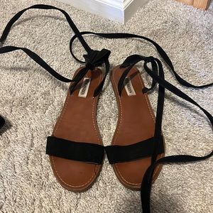 Steve Madden lace up sandals